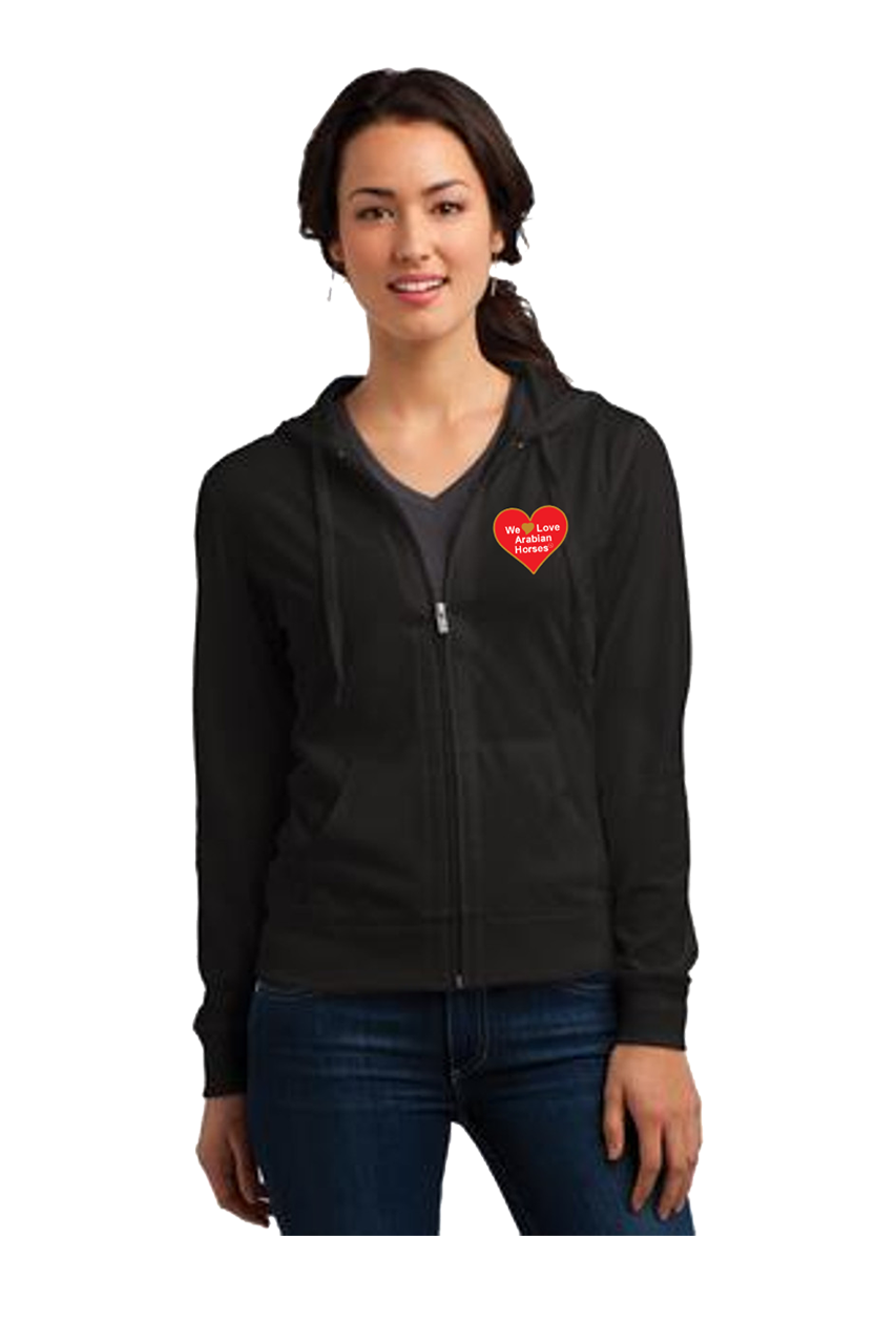 We Love Arabian Horses 'Cypress' Zippered Hoody